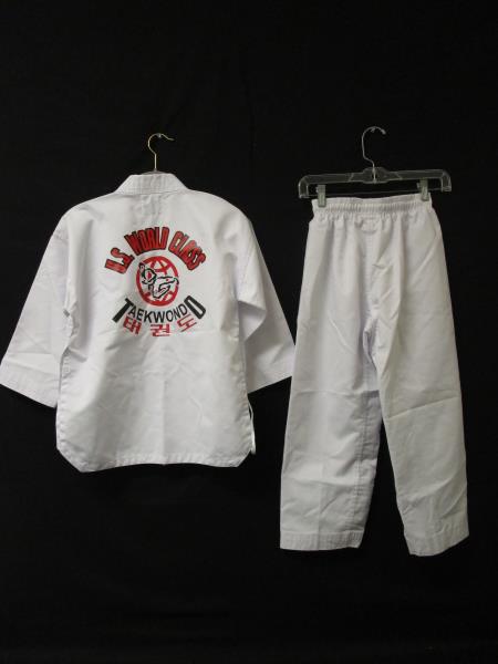 Sang Moo Sa Kids Martial Arts Uniform Set w/ White Belt Size 1