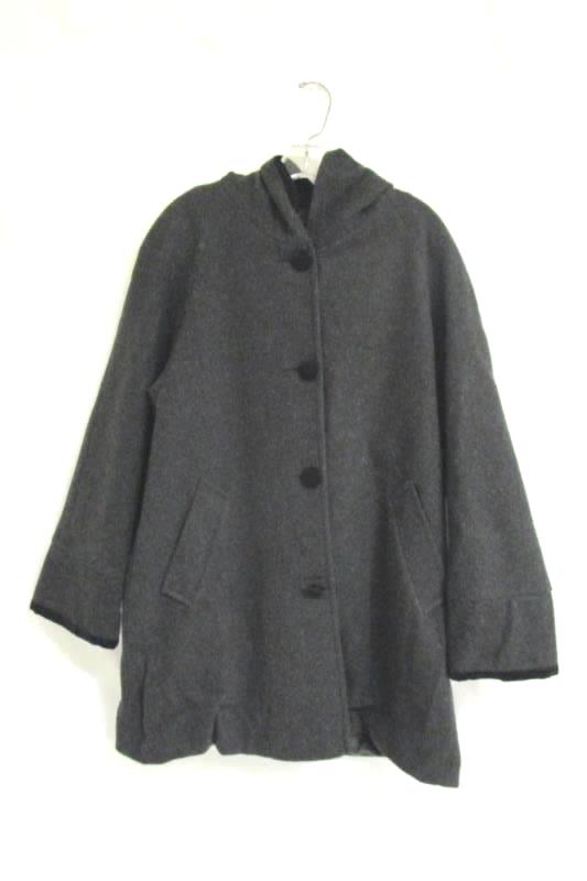 Women's Stephanie Matthews Winter Wool Coat Blazer Charcoal Size 8