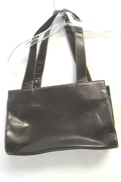 Mundi Handbag Purse Tote Brown Grommet Strap
