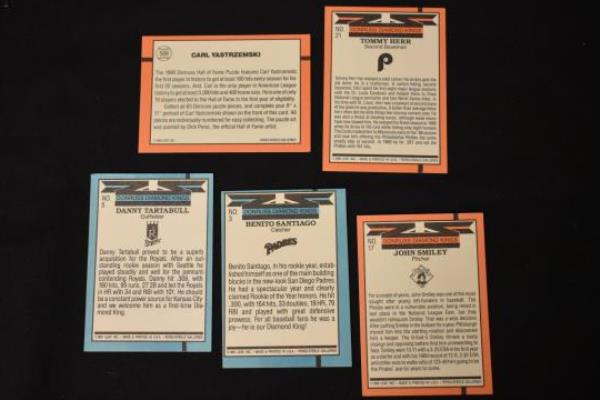 Lot Of Random 1980's 1990's DONRUSS Diamond Kings Baseball Cards
