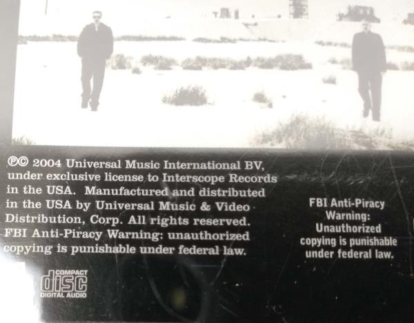 U2 // How To Dismantle An Atomic Bomb CD 2004 Universal Music NEW Sealed