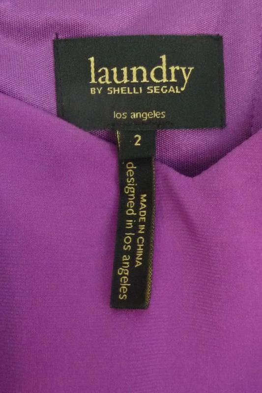 Laundry By Shelli Segal Women's Party Cocktail Dress Sugar Plum Purple SZ 2