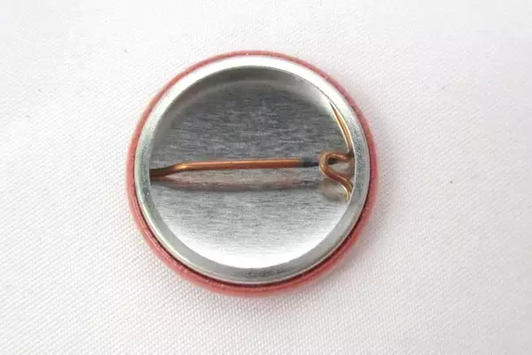  Lot of 12 Pin Back Button Peace Maker Light Red Collectibles