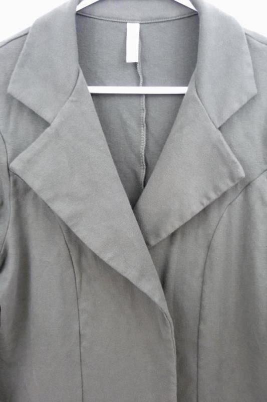 Necessitees Women's Green Clean Front Riding Jacket Runching Sleeves Size XXL