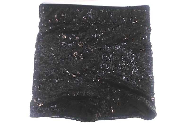 Tenth House Black Sequin Ballet Dance Shorts Trunks Size MA Medium Adult