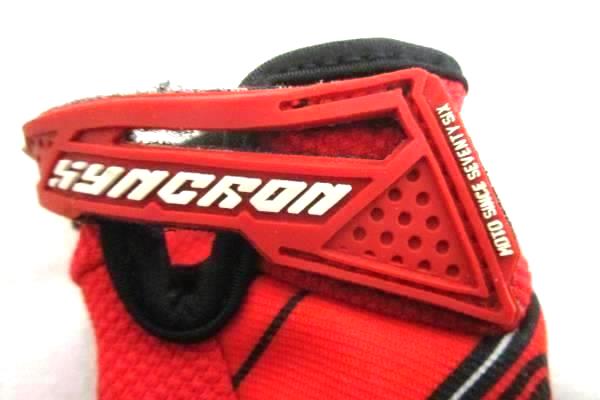 Youth Syncron Dirt Bike Gloves Answer 2013 Red Black Off Road Size Medium