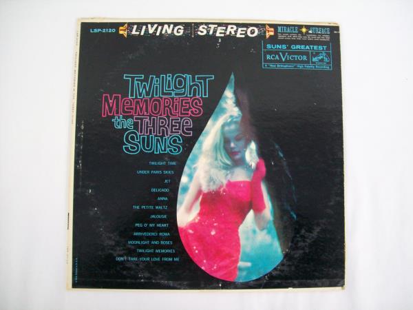 Twilight Memories The Three Suns Vinyl Record 1960