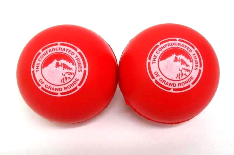5 Rubber Stress Balls Advertising Kaiser Permanente Grande Ronde Indian Tribe