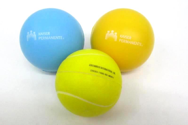 5 Rubber Stress Balls Advertising Kaiser Permanente Grande Ronde Indian Tribe