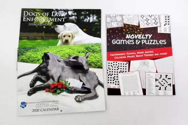 2 National Law Enforcement Officers Memorial Fund 2020 Calendars And Puzzle Book