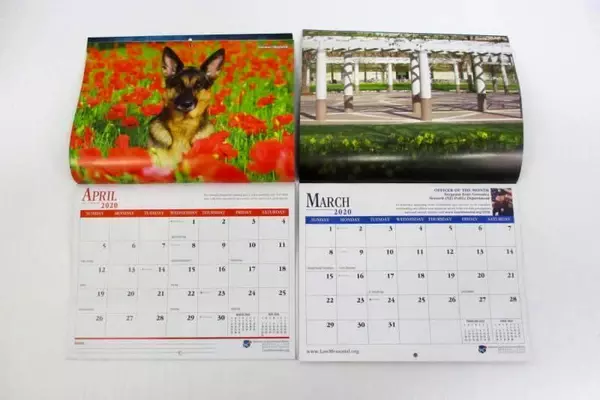 2 National Law Enforcement Officers Memorial Fund 2020 Calendars And Puzzle Book
