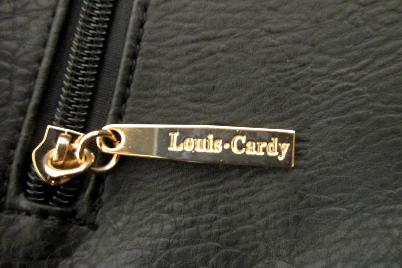 Louis Cardy Large Tote Handbag Removable Shoulder Straps Black