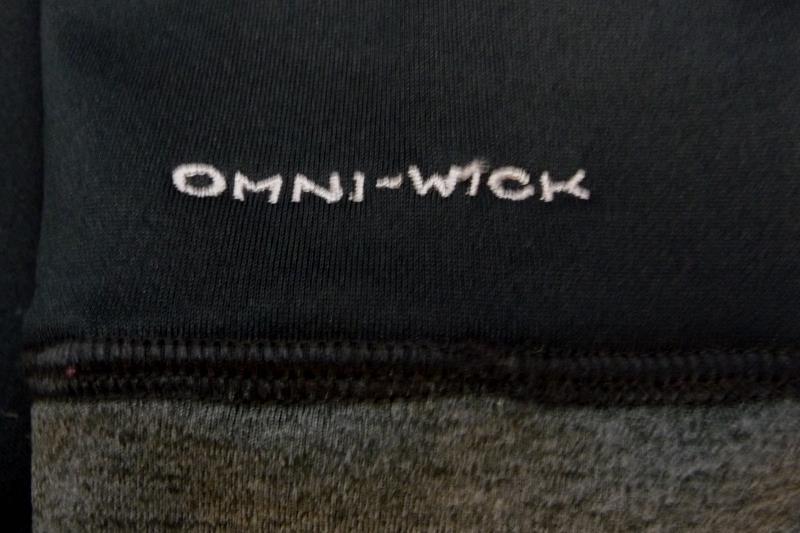 Columbia Omni-Wick Full Zip Jacket Hood Black Gray Youth Size Small Athletic