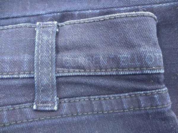 CURRENT/ELLIOT Womens Bootcut Flare Jeans Dark Wash Raw Hem Sz 27