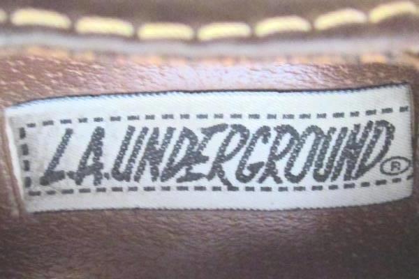 Women's L.A.Underground Brown Chunky Heel Shoe Size 7 Buckle