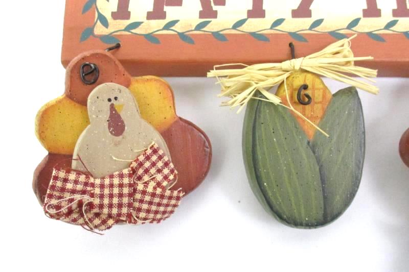 Happy Harvest Fall Wood Wall Hanger