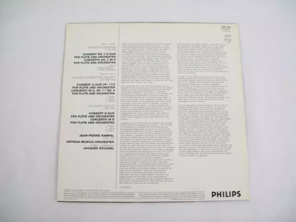 Jean Pierre Rampal Flotenkonzerte Flute Concertos Vinyl Record 1981