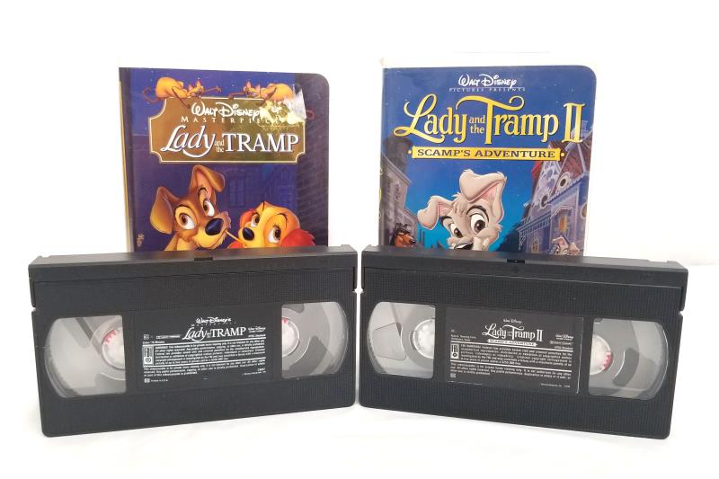 Lady and the Tramp I Scamp's Adventure II Disney Masterpiece VHS