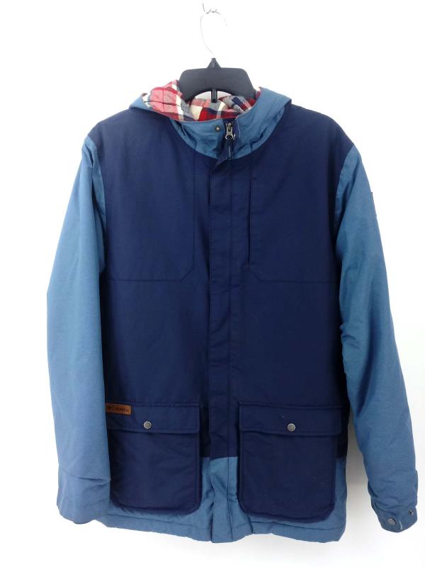 columbia flannel lined jacket