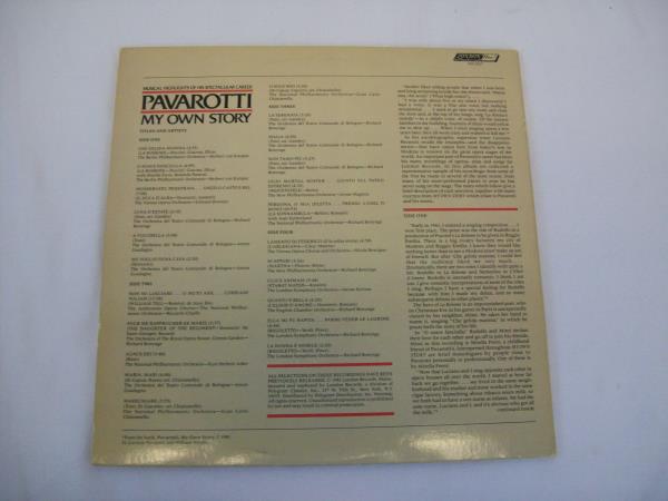 Musical Highlights Of His Career Pavarotti My Own Story 2 Vinyl Record Set 1981