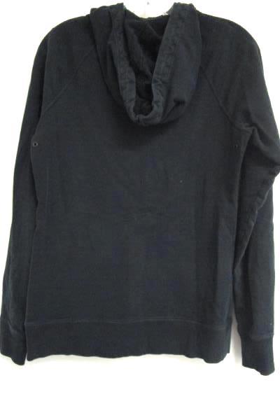 Hooded Zip-Up Jacket Nike 6.0 Black Pocketed 100% Cotton Women's Size Small 3-5