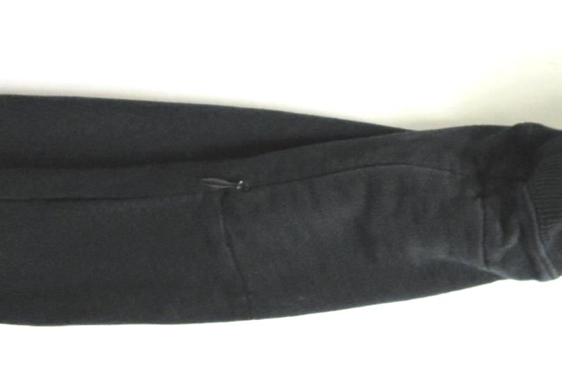 Hooded Zip-Up Jacket Nike 6.0 Black Pocketed 100% Cotton Women's Size Small 3-5