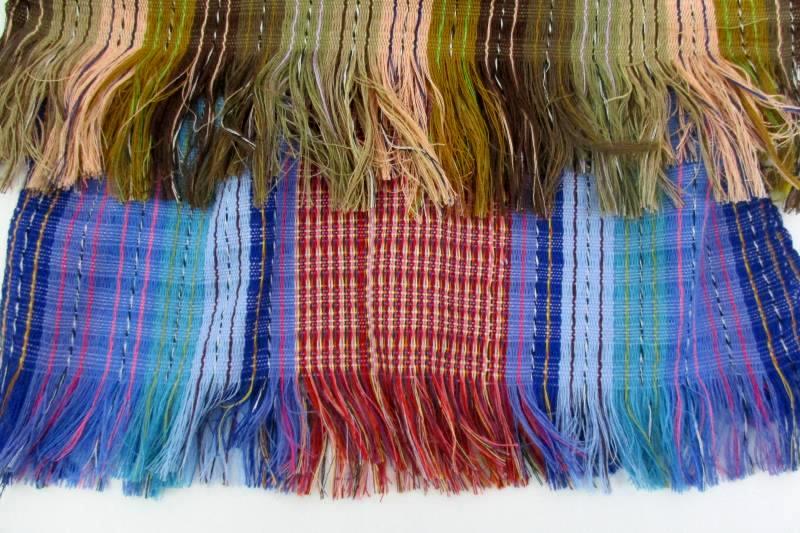 Two El Gran Condor Algodon (Cotton) Women's Scarves From Ecuador