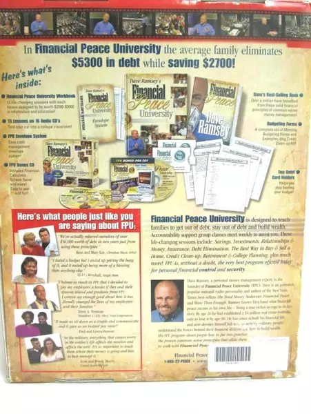2006 Financial Peace University By Dave Ramsey- CD's And Books