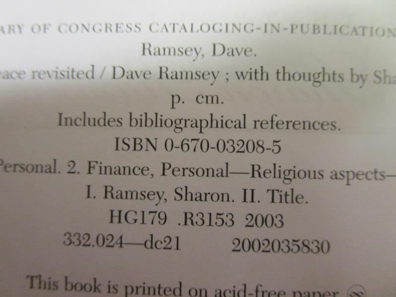 2006 Financial Peace University By Dave Ramsey- CD's And Books