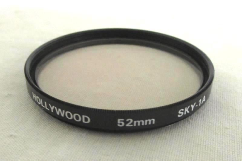 Lens Filter Hollywood Sky-1A Black And Clear- 52mm