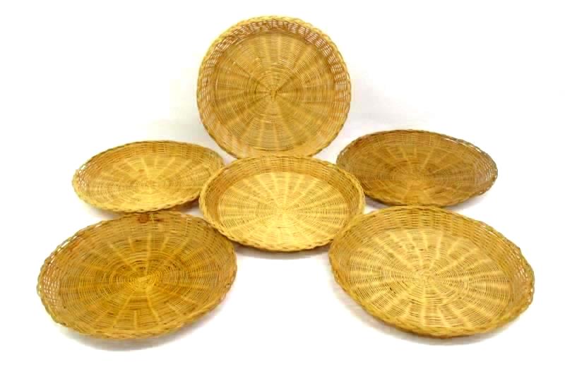 Picnic Lot Plastic Plates Plastic Serving Bowls Wicker Paper Plate Holders