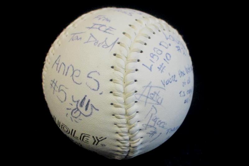Vintage Signed Dudley Softball Division Champions Mini Minors 1994
