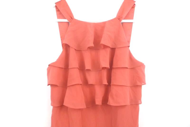 AFTER SIX Formal Dress Bridesmaid Cocktail Party Firecracker/Coral Women's Sz 6