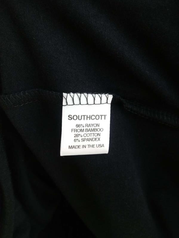 Southcott Threads Good Catch Women's Black Sleeveless Drape Top Size XL