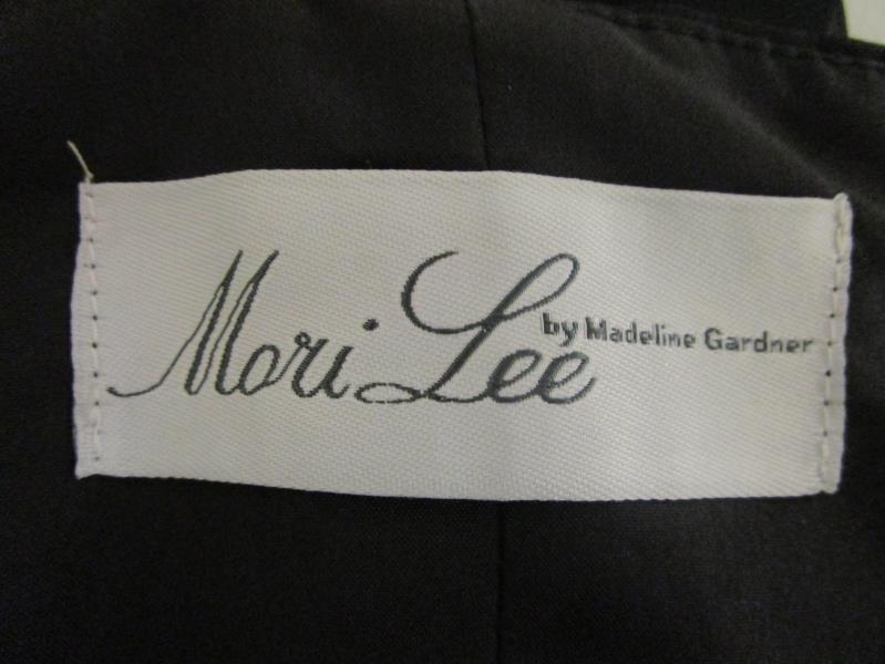 Top Skirt Set MORI LEE Black 100% Polyester Women's Size 12