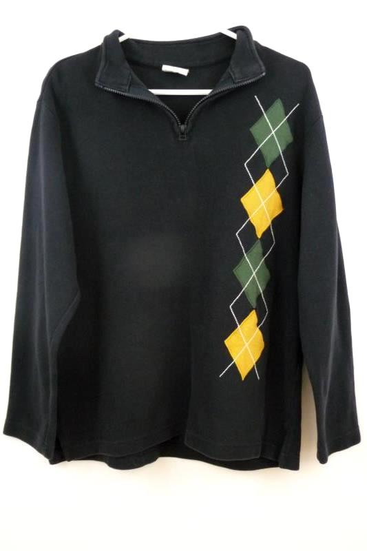 Lot 2 Boys Crazy 8 Pull Over Sweatshirts Size XL 14 Navy Blue Ribbed Guitar