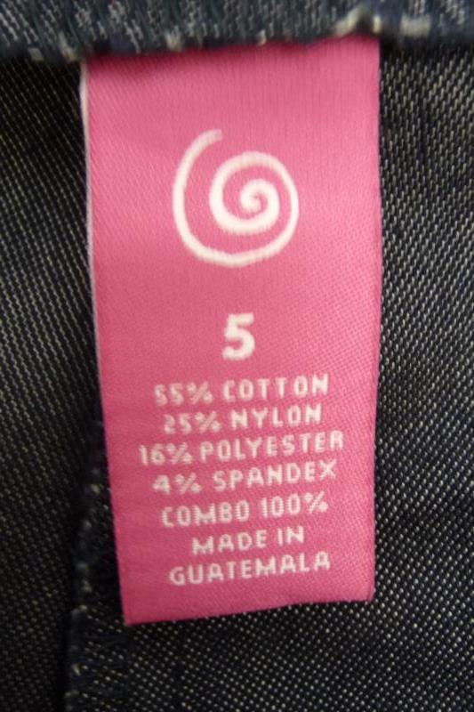 Catch My I Cropped Dress Pants Capris Dark Blue Denim Juniors Size 5