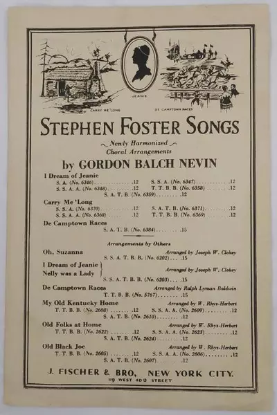 Rare 1930 The Bells of Notre Dame by Gustav Klemm Chorus Arrangements
