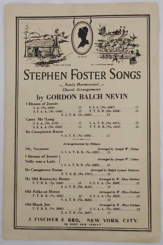 Rare 1930 The Bells of Notre Dame by Gustav Klemm Chorus Arrangements