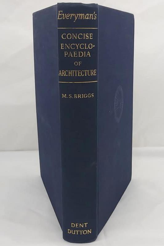 VTG Hardcover, Everyman's Concise Encyclopaedia of Architecture, MS Briggs, 1959