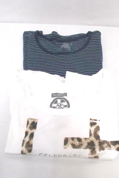 Lot of 2 Women's Tops Crop Top Short Sleeve Size XL