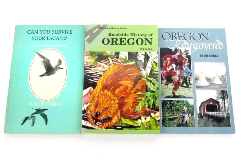 Lot of Three Oregon and California Travel Books