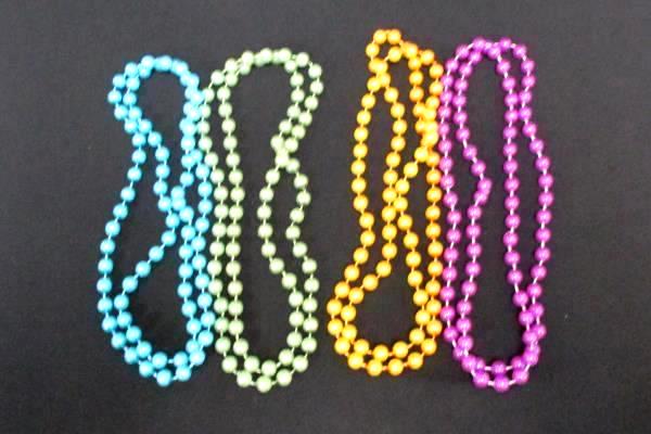 Birthday Lot Wine Glass Shot Glass 4 Beaded Necklaces Streamers Balloons
