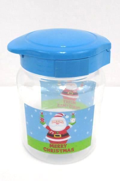 Matching Christmas Blue Snowman Reindeer Santa Wrapping Paper Merry Jar