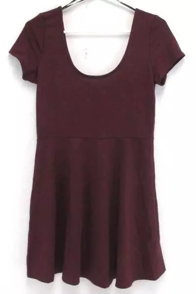 Women's Forever 21 Scoop Neck Mini Dress Medium And Multi-Color Infinity Scarf