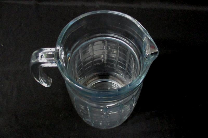 Dash Of That Clear Glass Pitcher 9.25" Made In Turkey