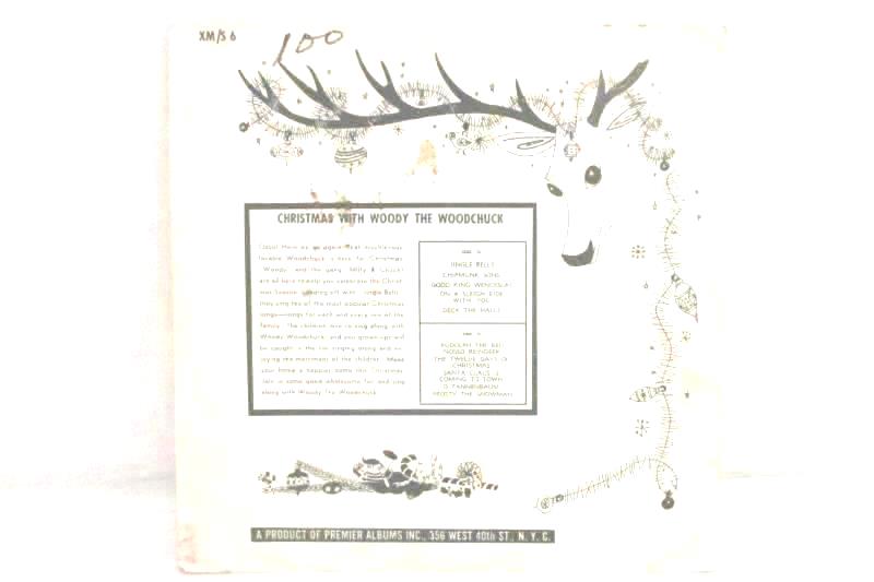 Woody The Woodchuck Christmas Vinyl Record