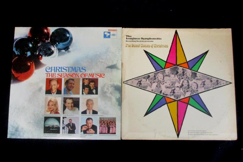 Lot of 2 Christmas Records Sweet Voices Of Christmas,The Season Of Music