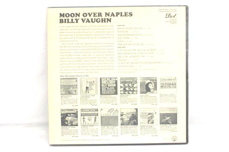 Moon Over Naples Billy Vaughn 1965 Jazz Vinyl Record