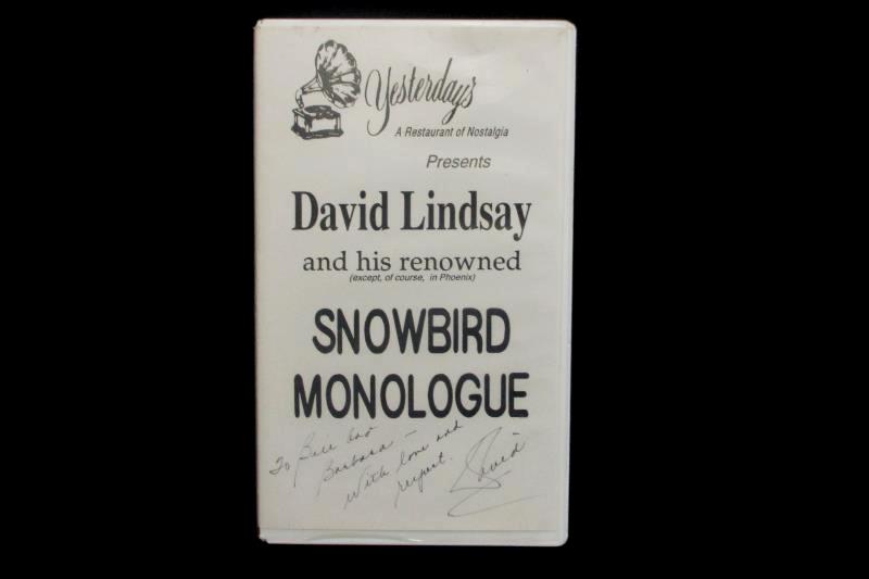 David Lindsay And His Renowned Snowbird Monologue (Signed By David)